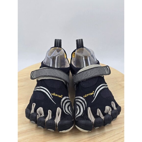 Vibram Fivefingers Mens  EVO Black Barefoot Running  Trail Shoes M3685 Size 9 - Picture 1 of 8